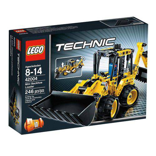 Tamanhos, Medidas e Dimensões do produto Lego Technic - Carregadora com Pá de Escavação Traseira - 42004