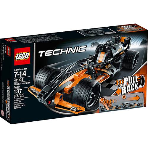 Tamanhos, Medidas e Dimensões do produto LEGO Technic Carro de Corrida Campeão Negro