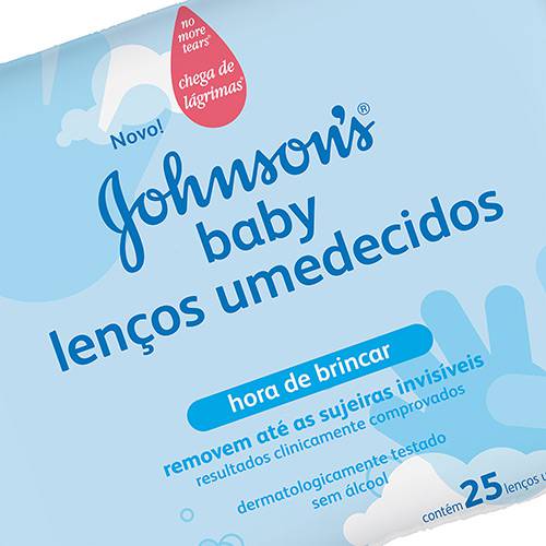 Tamanhos, Medidas e Dimensões do produto Lenços Umedecidos Hora de Brincar Johnson's Baby 25 Unidades