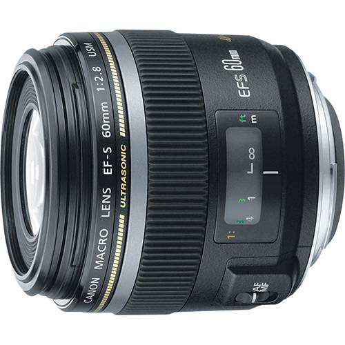 Tamanhos, Medidas e Dimensões do produto Lente Intercambiável Canon EF-S60mm F/2.8 Macro USM
