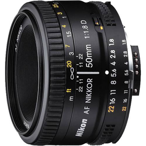 Tamanhos, Medidas e Dimensões do produto Lente Intercambiável Nikkor AF 50MM F/1.8D - Nikon