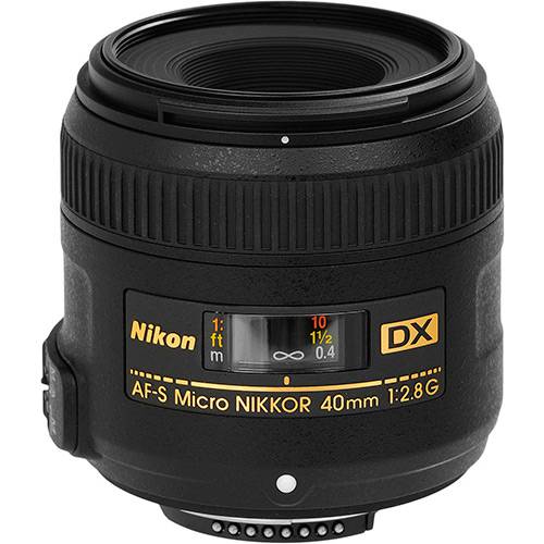 Tamanhos, Medidas e Dimensões do produto Lente Intercambiável Nikon AF-S Dx Micro 40Mm F/2.8G
