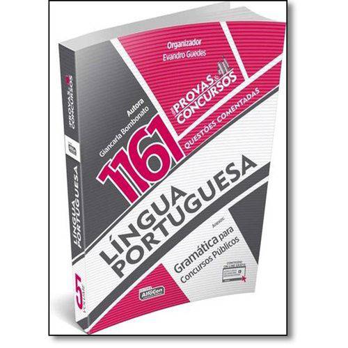Tamanhos, Medidas e Dimensões do produto Lingua Portuguesa - 1161 Quest. Comentadas-01ed/16 - 1ª Ed.