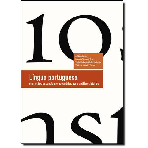 Tamanhos, Medidas e Dimensões do produto Língua Portuguesa: Elementos Essenciais e Acessórios para Análise Sintática