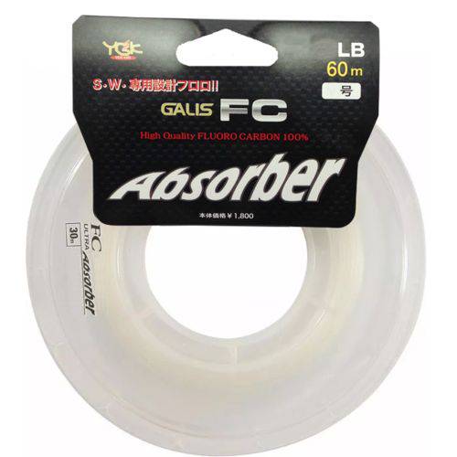 Tamanhos, Medidas e Dimensões do produto Linha Leader FC Galis Absorber 60m YGK 60lb 0,7mm