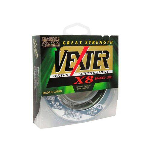 Tamanhos, Medidas e Dimensões do produto Linha Ms® Vexter X8 150m 0.29mm 40lb Verde