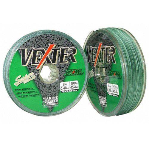 Tamanhos, Medidas e Dimensões do produto Linha Multifilamento Ms Vexter 100mts – Cor Verde
