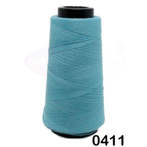 Tamanhos, Medidas e Dimensões do produto Linha para Costura Sancris 120 2000 Jardas - Cor: 411 Azul Claro