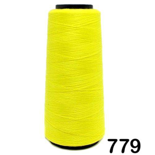 Tamanhos, Medidas e Dimensões do produto Linha para Costura Sol 120 com 2000j Corrente - Cor: Amarelo Canario 779