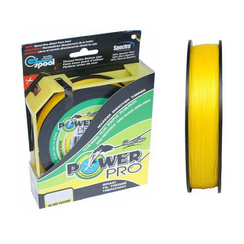Tamanhos, Medidas e Dimensões do produto Linha Power Pro Regular Amarela (0,41mm - 65lb) 91m