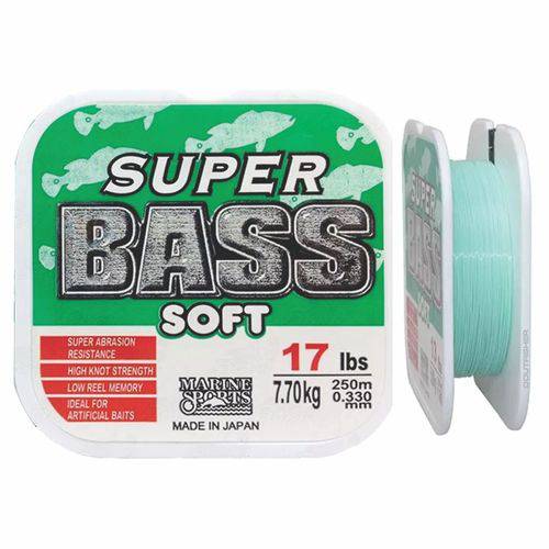 Tamanhos, Medidas e Dimensões do produto Linha Super Bass Soft 0,330 Mm 17lb Monofilamento Verde 250m