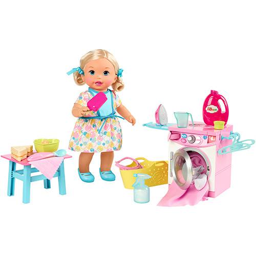 Tamanhos, Medidas e Dimensões do produto Little Mommy Hora de Comer e Lavar FLC04 - Mattel