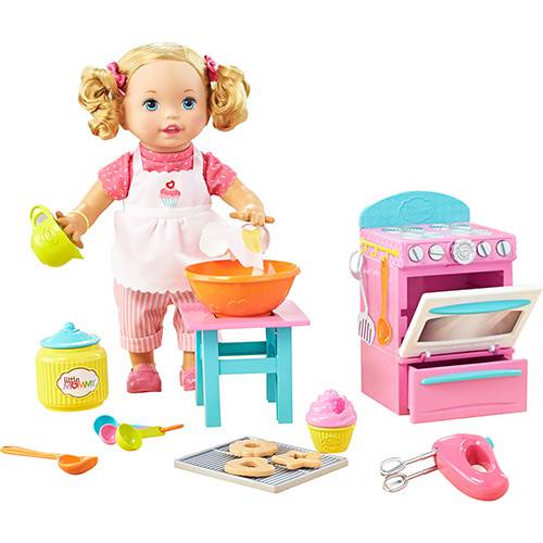 Tamanhos, Medidas e Dimensões do produto Little Mommy Pequena Chef - Mattel