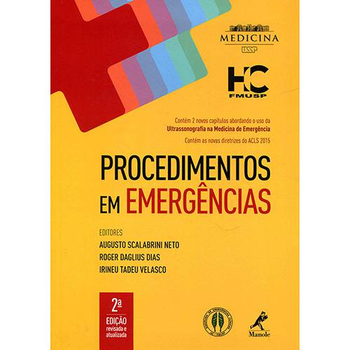 Tamanhos, Medidas e Dimensões do produto Livco - Procedimentos em Emergências