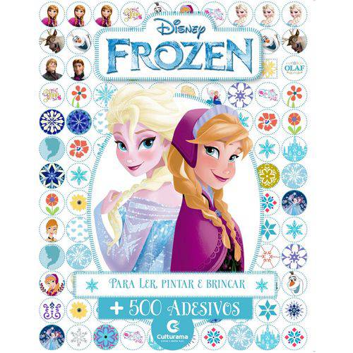 Tamanhos, Medidas e Dimensões do produto Livro - 500 Adesivos Disney Frozen