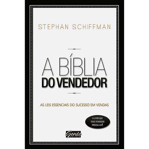Tamanhos, Medidas e Dimensões do produto Livro - a Bíblia do Vendedor