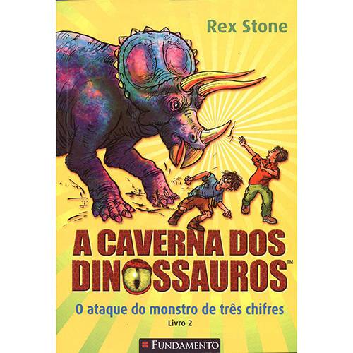 Tamanhos, Medidas e Dimensões do produto Livro - a Caverna dos Dinossauros: o Ataque do Monstro de Três Chifres - Vol. 2