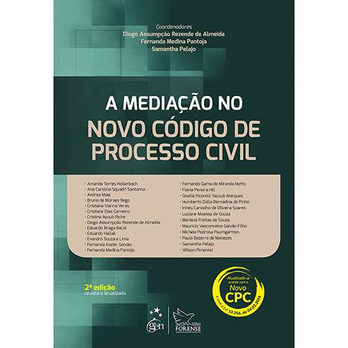 Tamanhos, Medidas e Dimensões do produto Livro - a Mediação no Novo Código de Processo Civil