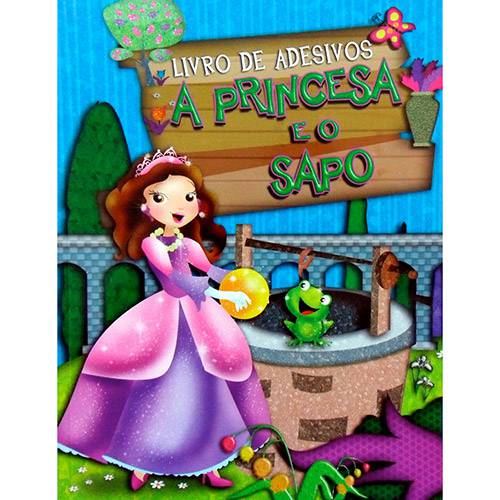 Tamanhos, Medidas e Dimensões do produto Livro - a Princesa e o Sapo: Livro de Adesivos