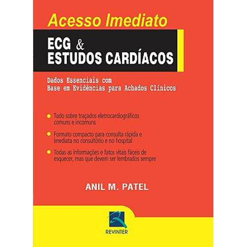Tamanhos, Medidas e Dimensões do produto Livro - Acesso Imediato Ecg Estudos Cardíacos - Patel