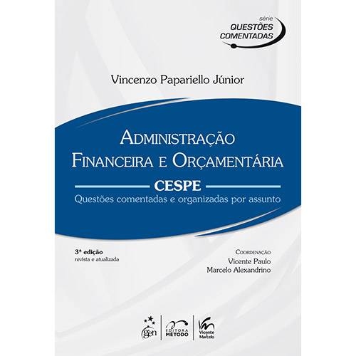 Tamanhos, Medidas e Dimensões do produto Livro - Administração Financeira e Orçamentária: Cespe