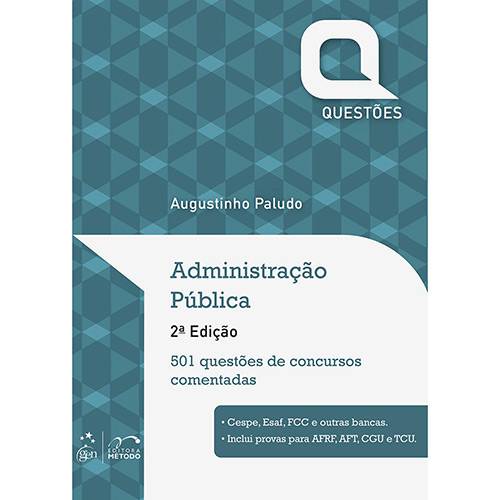 Tamanhos, Medidas e Dimensões do produto Livro - Administração Pública: 501 Questões de Concursos Comentadas