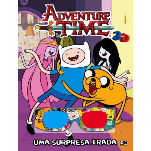 Tamanhos, Medidas e Dimensões do produto Livro - Adventure Time 3D: uma Surpresa Irada (Livro 3d Hora de Aventura)