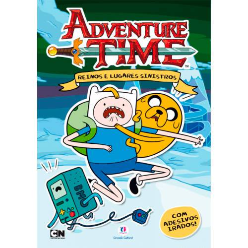 Tamanhos, Medidas e Dimensões do produto Livro - Adventure Time: Reinos e Lugares Sinistros (Livro de Adesivos Hora de Aventuras)