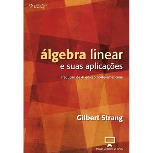Tamanhos, Medidas e Dimensões do produto Livro - Álgebra Linear e Suas Aplicações