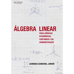 Tamanhos, Medidas e Dimensões do produto Livro - Álgebra Linear para Ciências Econômicas, Contábeis e da Administração