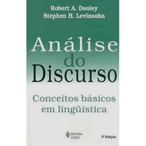 Tamanhos, Medidas e Dimensões do produto Livro - Análise do Discurso - Conceitos Básicos em Linguística