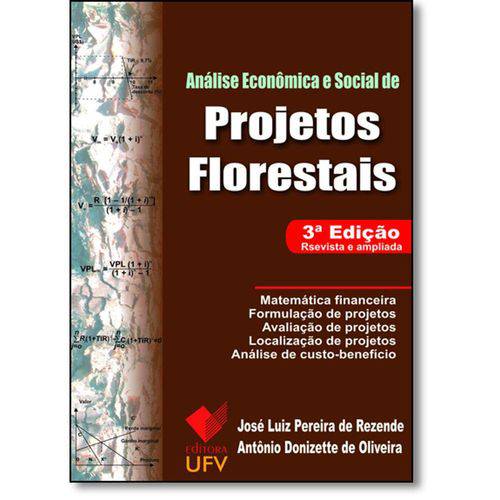 Tamanhos, Medidas e Dimensões do produto Livro - Análise Econômica e Social de Projetos Florestais