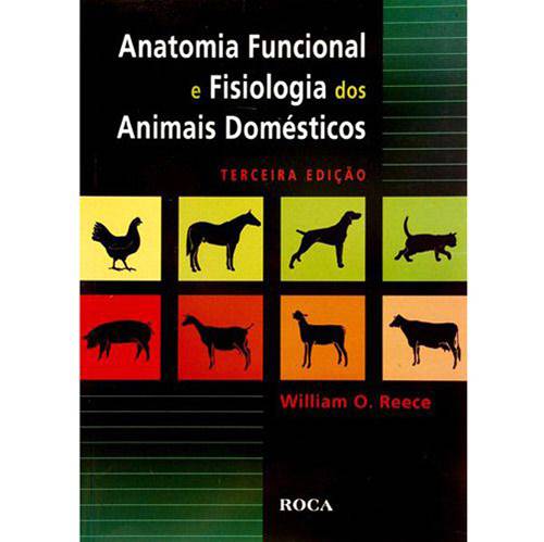 Tamanhos, Medidas e Dimensões do produto Livro - Anatomia Funcional e Fisiologia dos Animais Domésticos