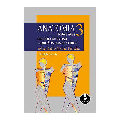 Tamanhos, Medidas e Dimensões do produto Livro - Anatomia 3 - Texto e Atlas - 9ª Edição Revista