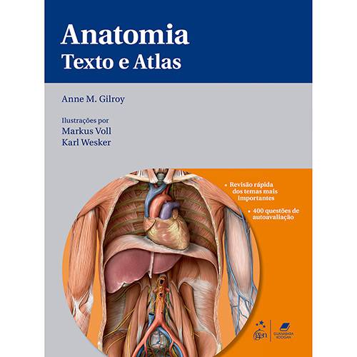 Tamanhos, Medidas e Dimensões do produto Livro - Anatomia:Texto e Atlas