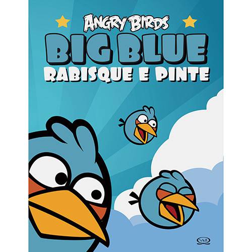 Tamanhos, Medidas e Dimensões do produto Livro - Angry Birds Big Blue: Rabisque e Pinte
