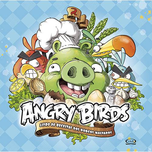 Tamanhos, Medidas e Dimensões do produto Livro - Angry Birds: Livro de Receitas dos Porcos Malvados