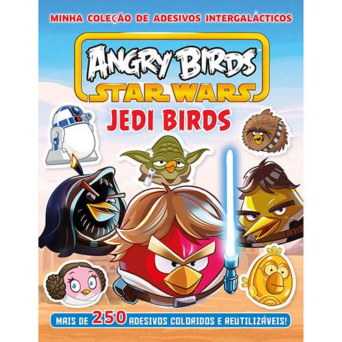 Tamanhos, Medidas e Dimensões do produto Livro - Angry Birds Star Wars: Jedi Birds - Minha Coleção de Adesivos Intergaláticos