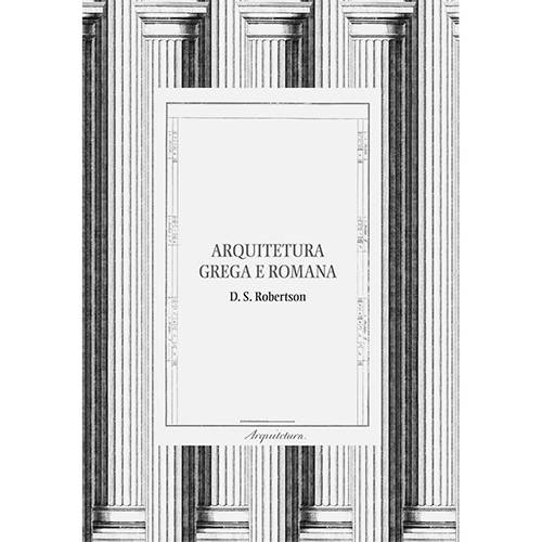 Tamanhos, Medidas e Dimensões do produto Livro - Arquitetura Grega e Romana