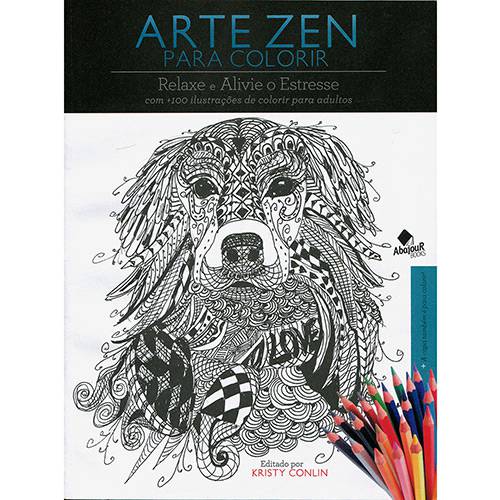 Tamanhos, Medidas e Dimensões do produto Livro - Arte Zen para Colorir