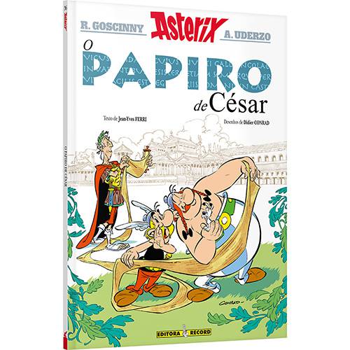 Tamanhos, Medidas e Dimensões do produto Livro - Asterix - o Papiro de César