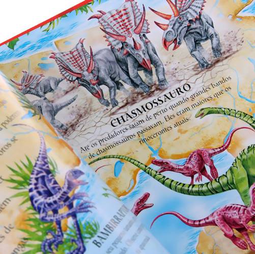 Tamanhos, Medidas e Dimensões do produto Livro - Atlas de Dinossauros e Animais Pré-Históricos