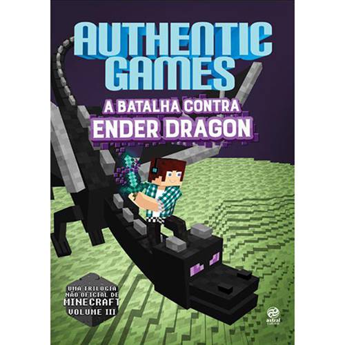 Tamanhos, Medidas e Dimensões do produto Livro - Authentic Games: a Batalha Contra Ender Dragon