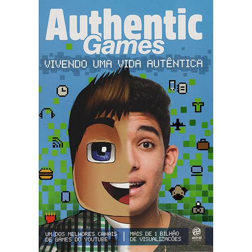 Tamanhos, Medidas e Dimensões do produto Livro - Authentic Games - Vivendo uma Vida Autêntica