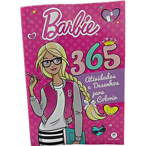Tamanhos, Medidas e Dimensões do produto Livro - Barbie: 365 Atividades e Desenhos para Colorir