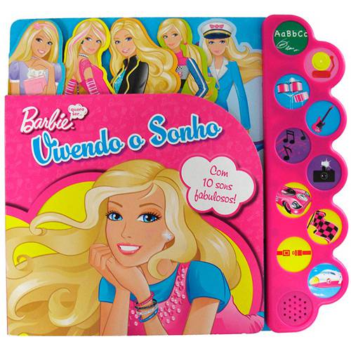 Tamanhos, Medidas e Dimensões do produto Livro - Barbie Vivendo um Sonho