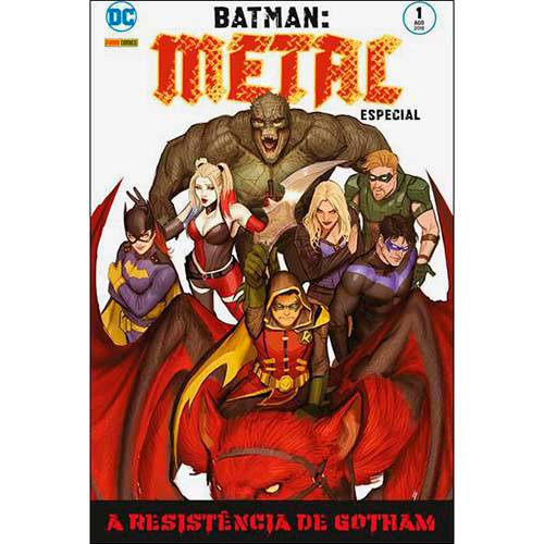 Tamanhos, Medidas e Dimensões do produto Livro - Batman - Metal