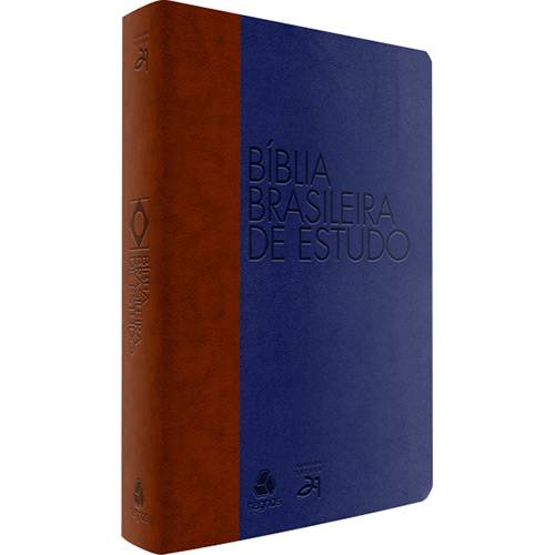 Tamanhos, Medidas e Dimensões do produto Livro - Bíblia Brasileira de Estudo (Marrom/ Azul)