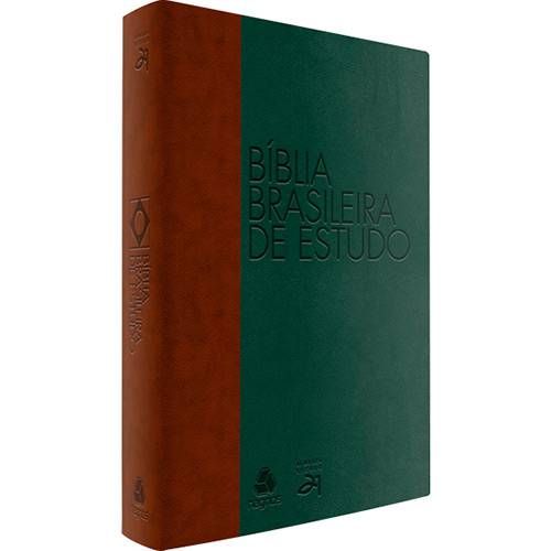Tamanhos, Medidas e Dimensões do produto Livro - Bíblia Brasileira de Estudo (Marrom/ Verde)
