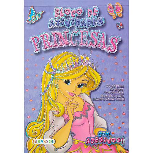 Tamanhos, Medidas e Dimensões do produto Livro - Bloco de Atividades: Princesas (Lilás)